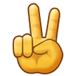 victory hand samsung emoji